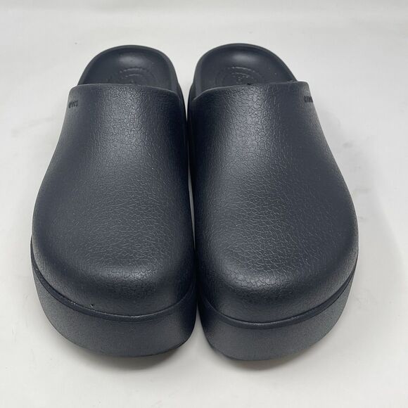 Crocs Dylan Platform Clogs Womens 6 Black Comfort Modern Chic Textured - Picture 5 of 14